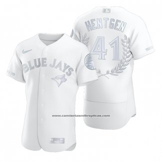 Camiseta Beisbol Hombre Toronto Blue Jays Pat Hentgen Awards Collection AL Cy Young Blanco