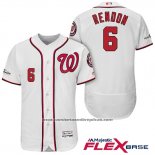 Camiseta Beisbol Hombre Washington Nationals 2017 Postemporada Anthony Rendon Blanco Flex Base