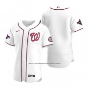 Camiseta Beisbol Hombre Washington Nationals Autentico Blanco