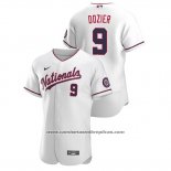 Camiseta Beisbol Hombre Washington Nationals Brian Dozier Autentico 2020 Alterno Blanco