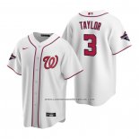 Camiseta Beisbol Hombre Washington Nationals Michael A. Taylor Replica Blanco