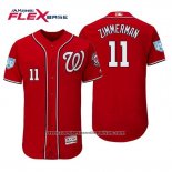 Camiseta Beisbol Hombre Washington Nationals Ryan Zimmerman Flex Base Entrenamiento de Primavera 2019 Rojo