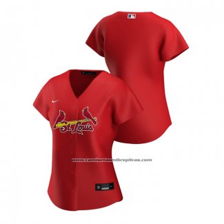 Camiseta Beisbol Mujer St. Louis Cardinals Replica 2020 Alterno Rojo