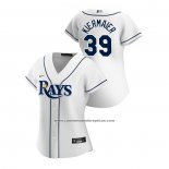 Camiseta Beisbol Mujer Tampa Bay Rays Kevin Kiermaier 2020 Replica Primera Blanco