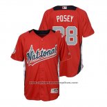 Camiseta Beisbol Nino All Star Buster Posey 2018 Home Run Derby National League Rojo