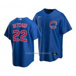 Camiseta Beisbol Nino Chicago Cubs Jason Heyward Replica Alterno 2020 Azul