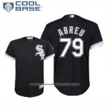 Camiseta Beisbol Nino Chicago White Sox Jose Abreu Cool Base Alterno Replica Negro