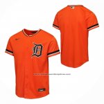 Camiseta Beisbol Nino Detroit Tigers Alterno Replica Naranja