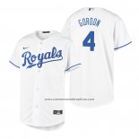 Camiseta Beisbol Nino Kansas City Royals Alex Gordon Replica Primera Blanco