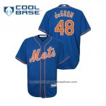 Camiseta Beisbol Nino New York Mets Jacob Degrom Cool Base Alterno Azul