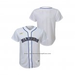 Camiseta Beisbol Nino Seattle Mariners Cooperstown Collection Blanco