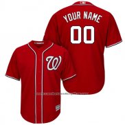 Camiseta Beisbol Nino Washington Nationals Personalizada Rojo