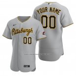 Pittsburgh Pirates Personalizada Authentic 2020 Road Gris