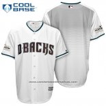 Camiseta Beisbol Hombre Arizona Diamondbacks 2017 Postemporada Blanco Cool Base