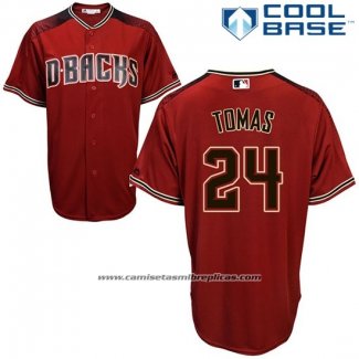 Camiseta Beisbol Hombre Arizona Diamondbacks 24 Yasmany Tomas Rojo 2017 Cool Base