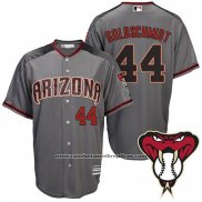 Camiseta Beisbol Hombre Arizona Diamondbacks 44 Paul Goldschmidt Gris2
