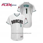 Camiseta Beisbol Hombre Arizona Diamondbacks Jarrod Dyson Autentico Flex Base Blanco Camiseta Beisbol Hombre Arizona Diamondbacks Jarrod Dyson Autentico Flex Base Blanco