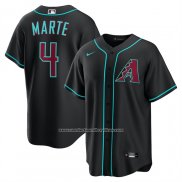 Camiseta Beisbol Hombre Arizona Diamondbacks Ketel Marte Alternate Replica Negro