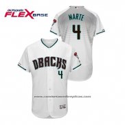 Camiseta Beisbol Hombre Arizona Diamondbacks Ketel Marte Autentico Flex Base Blanco
