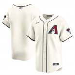 Camiseta Beisbol Hombre Arizona Diamondbacks Primera Limited Crema