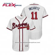 Camiseta Beisbol Hombre Atlanta Braves Ender Inciarte Flex Base Autentico Collezione Primera 2019 Blanco