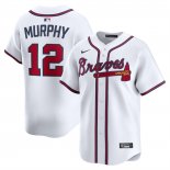 Camiseta Beisbol Hombre Atlanta Braves Sean Murphy Alterno Limited Blanco