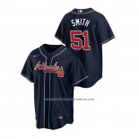 Camiseta Beisbol Hombre Atlanta Braves Will Smith Alterno Replica Azul