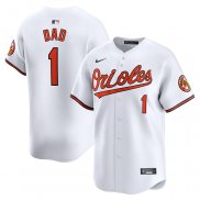 Camiseta Beisbol Hombre Baltimore Orioles #1 Dad Primera Limited Blanco