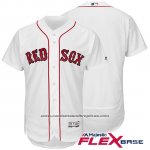 Camiseta Beisbol Hombre Boston Red Sox Blanco Autentico Collection Flex Base