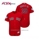 Camiseta Beisbol Hombre Boston Red Sox Jackie Bradley Jr. Fade Autentico Rojo
