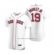 Camiseta Beisbol Hombre Boston Red Sox Jackie Bradley Jr. Fade Autentico Rojo