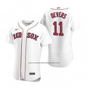 Camiseta Beisbol Hombre Boston Red Sox Rafael Devers Autentico 2020 Primera Blanco