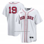 Camiseta Beisbol Hombre Boston Red Sox Roman Anthony Home Replica Blanco