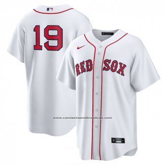 Camiseta Beisbol Hombre Boston Red Sox Roman Anthony Home Replica Blanco