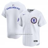Camiseta Beisbol Hombre Chelsea 2025 Soccer MLB Limited Blanco