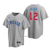 Camiseta Beisbol Hombre Chicago Cubs Codi Heuer Replica Road Gris