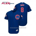Camiseta Beisbol Hombre Chicago Cubs Ian Happ Flex Base Entrenamiento de Primavera 2019 Azul