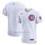 Camiseta Beisbol Hombre Chicago Cubs Primera Elite Blanco