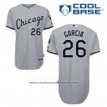 Camiseta Beisbol Hombre Chicago White Sox 26 Avisail Garcia Gris Cool Base