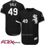 Camiseta Beisbol Hombre Chicago White Sox 49 Chris Sale Flex Base Jugador