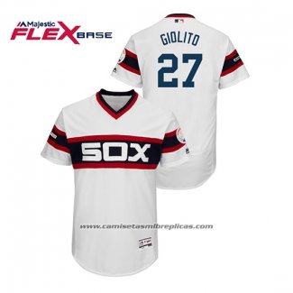 Camiseta Beisbol Hombre Chicago White Sox Lucas Giolito Flex Base Blanco