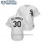 Camiseta Beisbol Hombre Chicago White Sox Nicky Delmonico Cool Base Primera Blanco