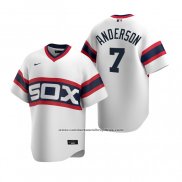 Camiseta Beisbol Hombre Chicago White Sox Tim Anderson Cooperstown Collection Primera Blanco