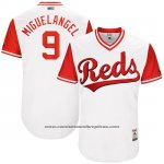 Camiseta Beisbol Hombre Cincinnati Reds 2017 Little League World Series 9 Jose Peraza Blanco Camiseta Beisbol Hombre Cincinnati Reds 2017 Little League World Series 9 Jose Peraza Blanco