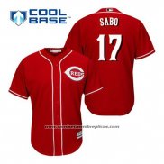 Camiseta Beisbol Hombre Cincinnati Reds Chris Sabo 17 Rojo Alterno Cool Base