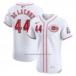 Camiseta Beisbol Hombre Cincinnati Reds Elly De La Cruz Primera Elite Blanco