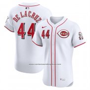 Camiseta Beisbol Hombre Cincinnati Reds Elly De La Cruz Primera Elite Blanco
