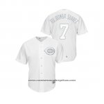 Camiseta Beisbol Hombre Cincinnati Reds Eugenio Suarez 2019 Players Weekend Bolibomba Suarez Replica Blanco Camiseta Beisbol Hombre Cincinnati Reds Eugenio Suarez 2019 Players Weekend Bolibomba Suarez Replica Blanco