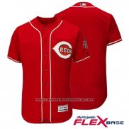 Camiseta Beisbol Hombre Cincinnati Reds Flex Base Scarlet Autentico Collection