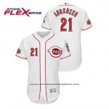 Camiseta Beisbol Hombre Cincinnati Reds Michael Lorenzen Flex Base Blanco